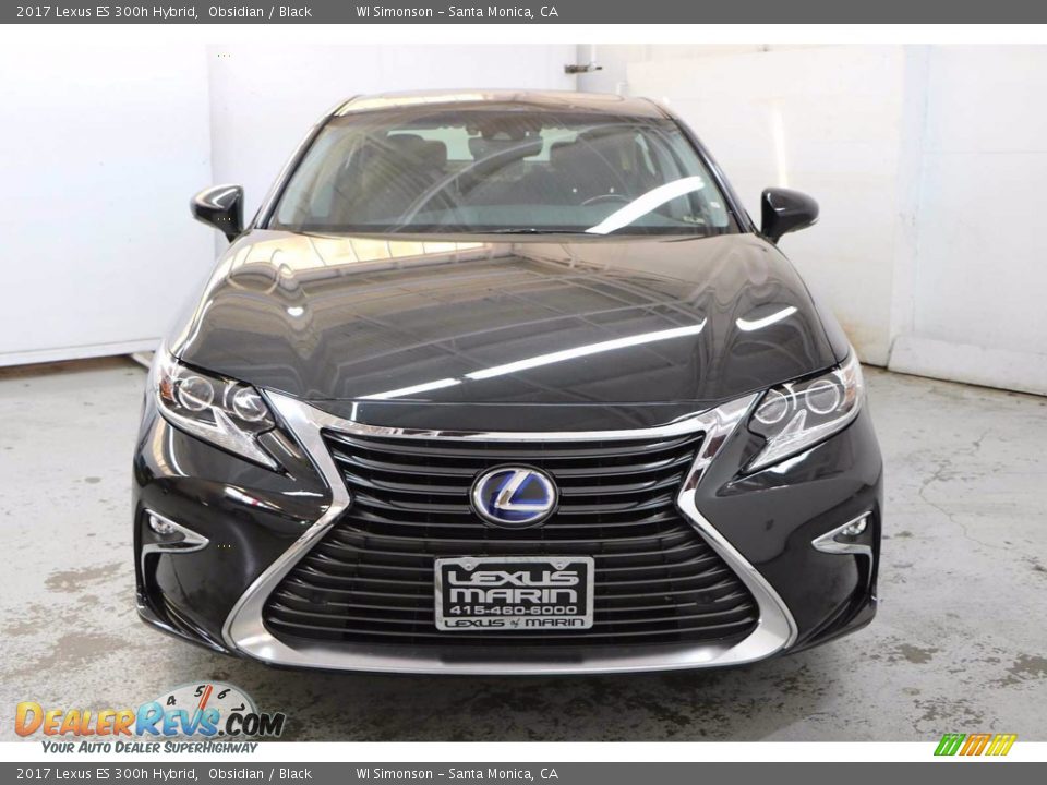 2017 Lexus ES 300h Hybrid Obsidian / Black Photo #3