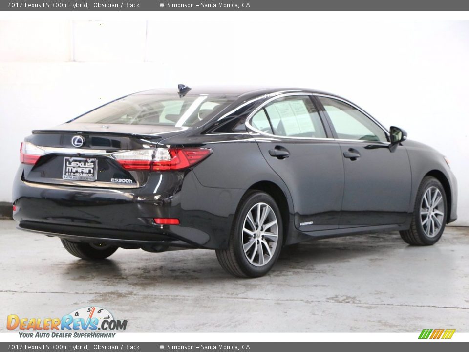 2017 Lexus ES 300h Hybrid Obsidian / Black Photo #5