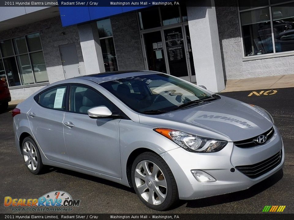 2011 Hyundai Elantra Limited Radiant Silver / Gray Photo #1