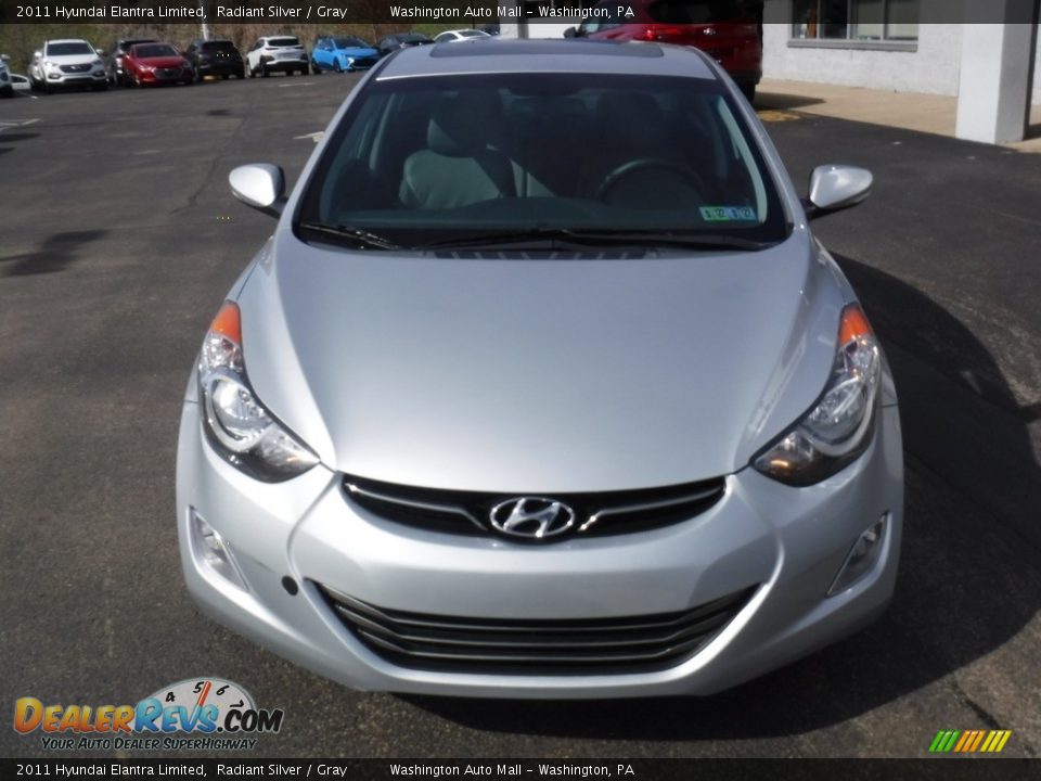 2011 Hyundai Elantra Limited Radiant Silver / Gray Photo #4