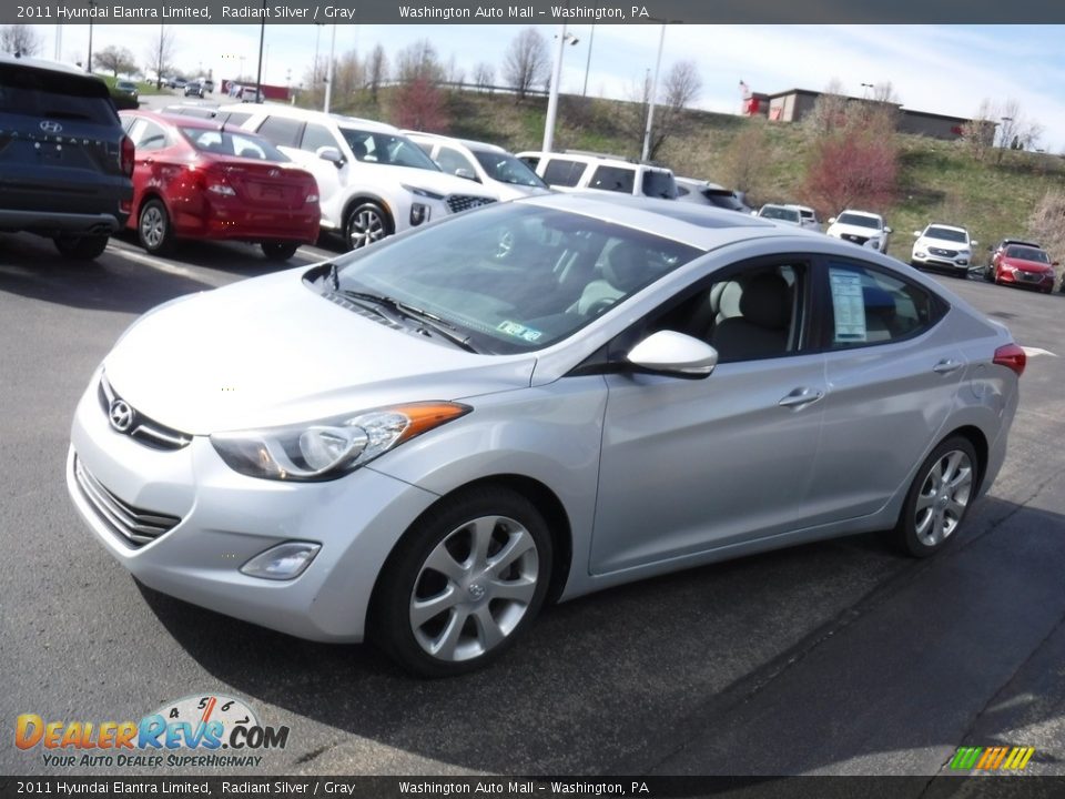 2011 Hyundai Elantra Limited Radiant Silver / Gray Photo #5