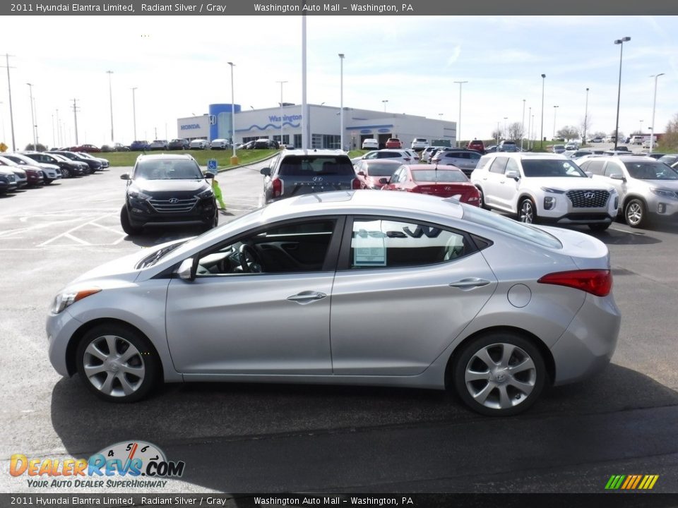 2011 Hyundai Elantra Limited Radiant Silver / Gray Photo #6