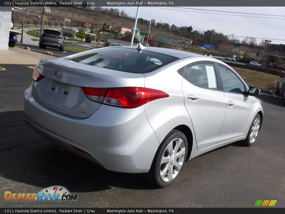 2011 Hyundai Elantra Limited Radiant Silver / Gray Photo #8