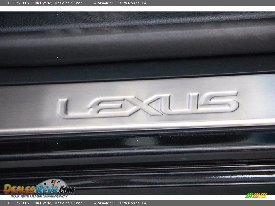 2017 Lexus ES 300h Hybrid Obsidian / Black Photo #17