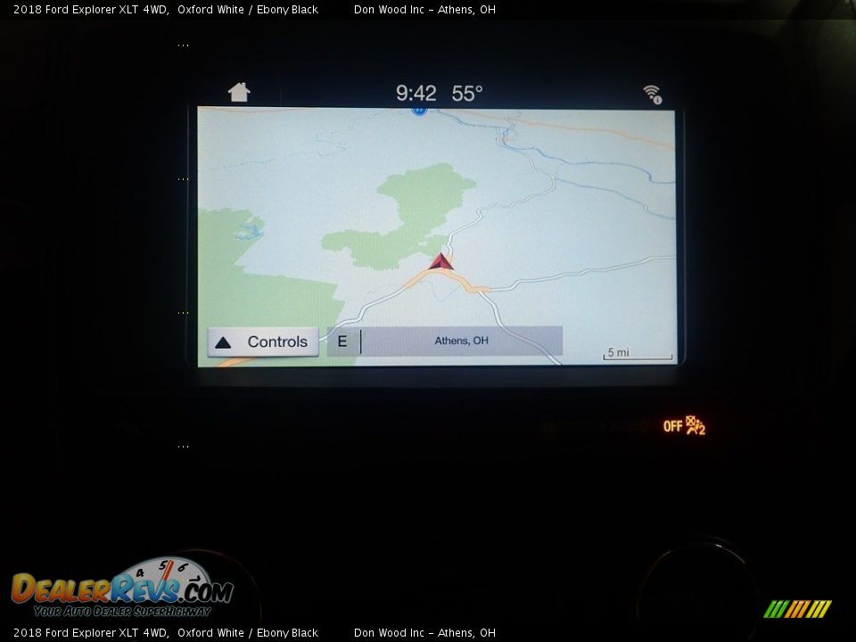 2018 Ford Explorer XLT 4WD Oxford White / Ebony Black Photo #4