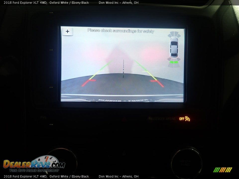 2018 Ford Explorer XLT 4WD Oxford White / Ebony Black Photo #5