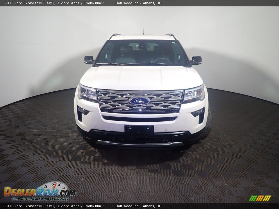 2018 Ford Explorer XLT 4WD Oxford White / Ebony Black Photo #8
