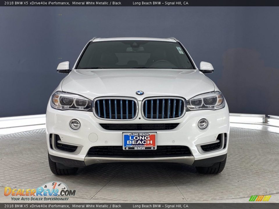 2018 BMW X5 xDrive40e iPerfomance Mineral White Metallic / Black Photo #2