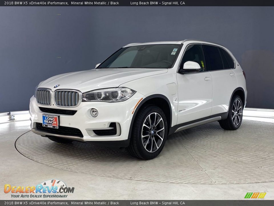 2018 BMW X5 xDrive40e iPerfomance Mineral White Metallic / Black Photo #3