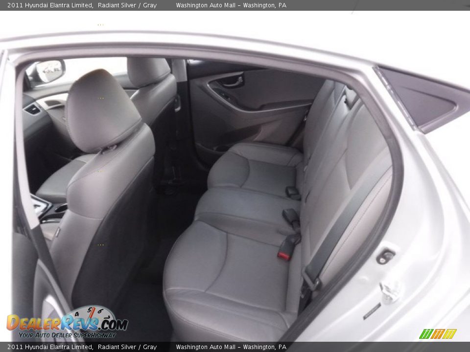 2011 Hyundai Elantra Limited Radiant Silver / Gray Photo #21