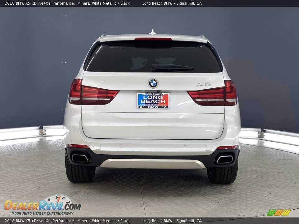 2018 BMW X5 xDrive40e iPerfomance Mineral White Metallic / Black Photo #4