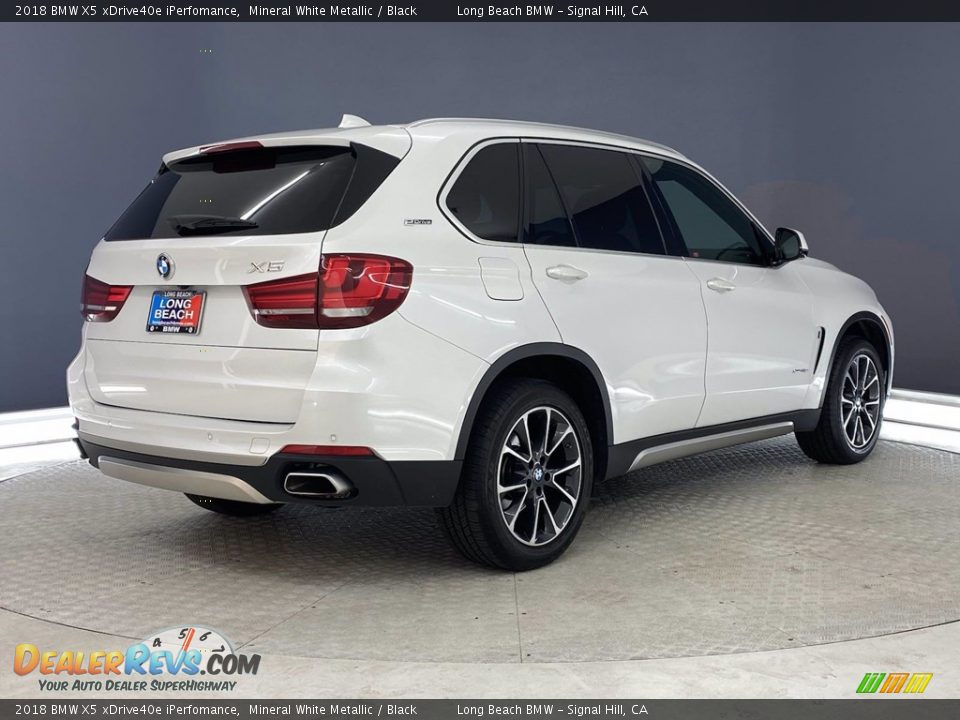 2018 BMW X5 xDrive40e iPerfomance Mineral White Metallic / Black Photo #5