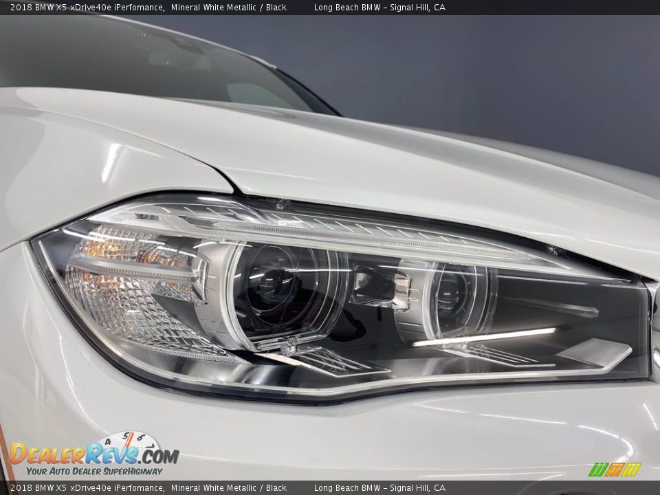 2018 BMW X5 xDrive40e iPerfomance Mineral White Metallic / Black Photo #7