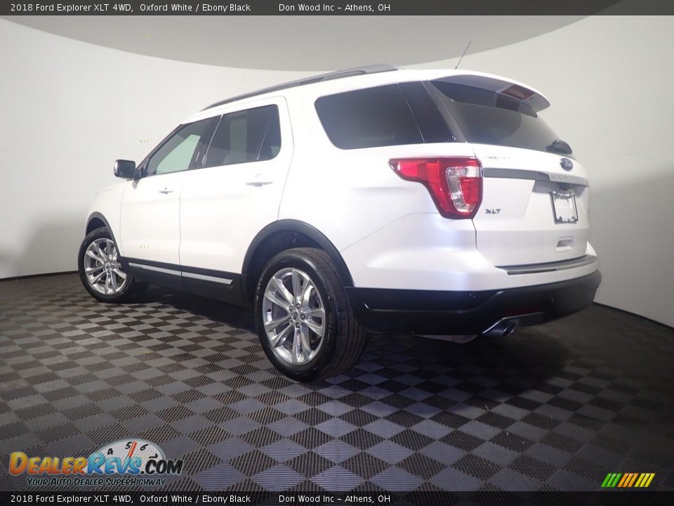 2018 Ford Explorer XLT 4WD Oxford White / Ebony Black Photo #14