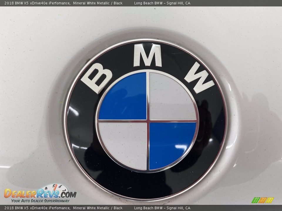 2018 BMW X5 xDrive40e iPerfomance Mineral White Metallic / Black Photo #8