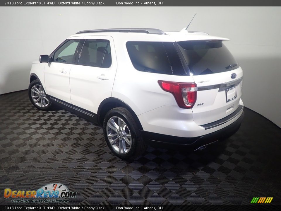 2018 Ford Explorer XLT 4WD Oxford White / Ebony Black Photo #15