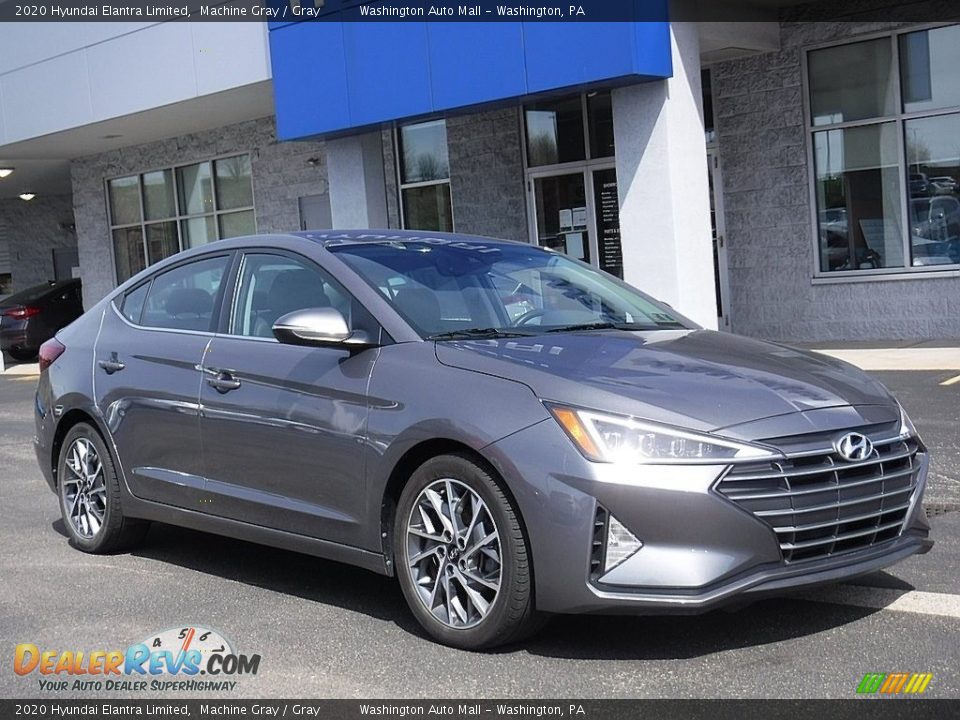 2020 Hyundai Elantra Limited Machine Gray / Gray Photo #1