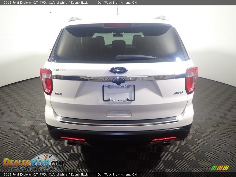 2018 Ford Explorer XLT 4WD Oxford White / Ebony Black Photo #16