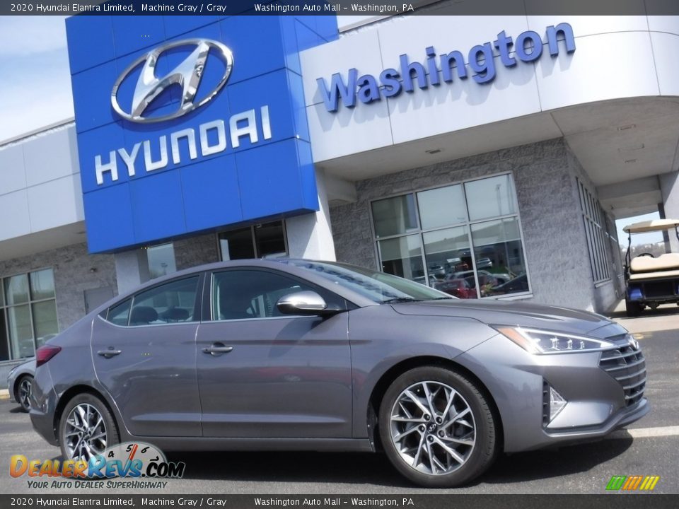 2020 Hyundai Elantra Limited Machine Gray / Gray Photo #2