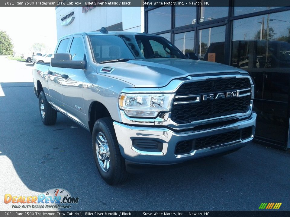 2021 Ram 2500 Tradesman Crew Cab 4x4 Billet Silver Metallic / Black Photo #4