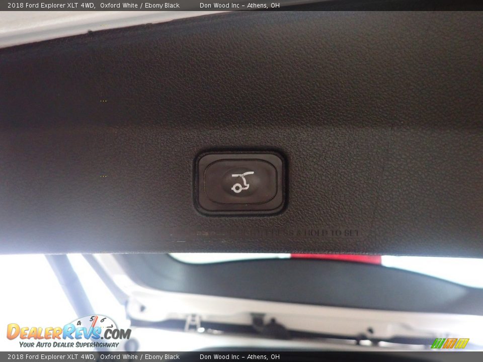 2018 Ford Explorer XLT 4WD Oxford White / Ebony Black Photo #18