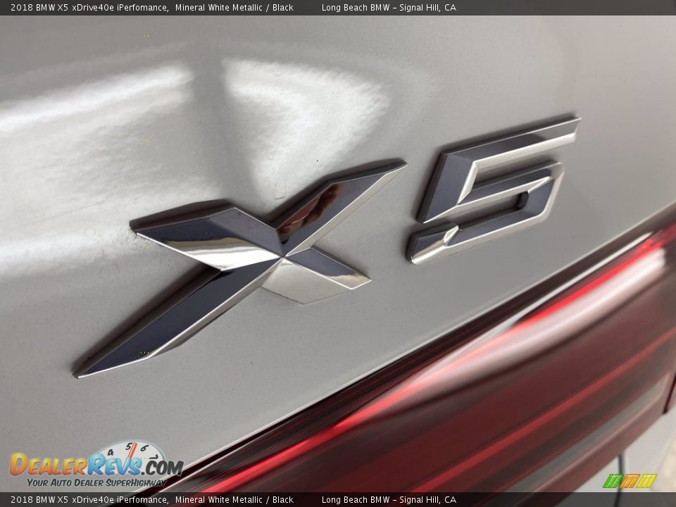 2018 BMW X5 xDrive40e iPerfomance Mineral White Metallic / Black Photo #11