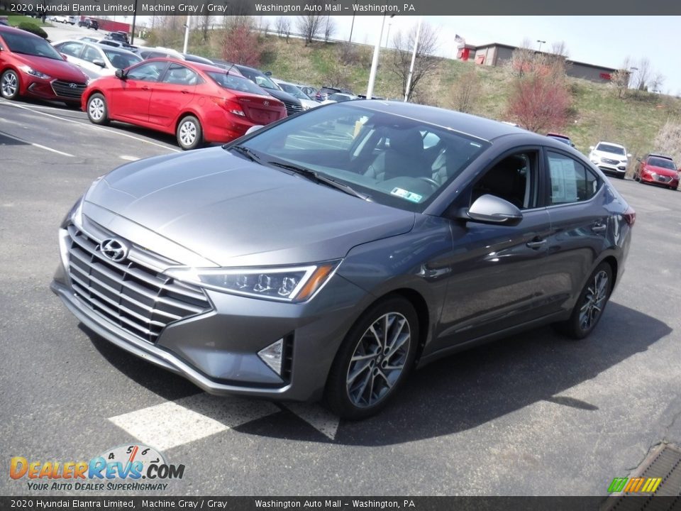 2020 Hyundai Elantra Limited Machine Gray / Gray Photo #4