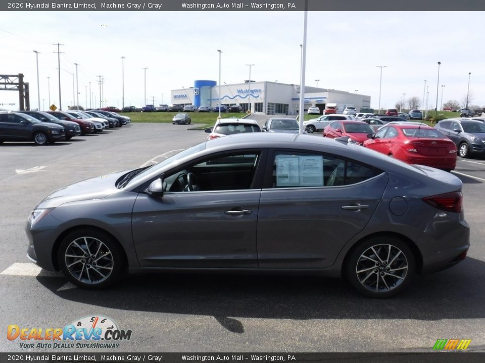 2020 Hyundai Elantra Limited Machine Gray / Gray Photo #5