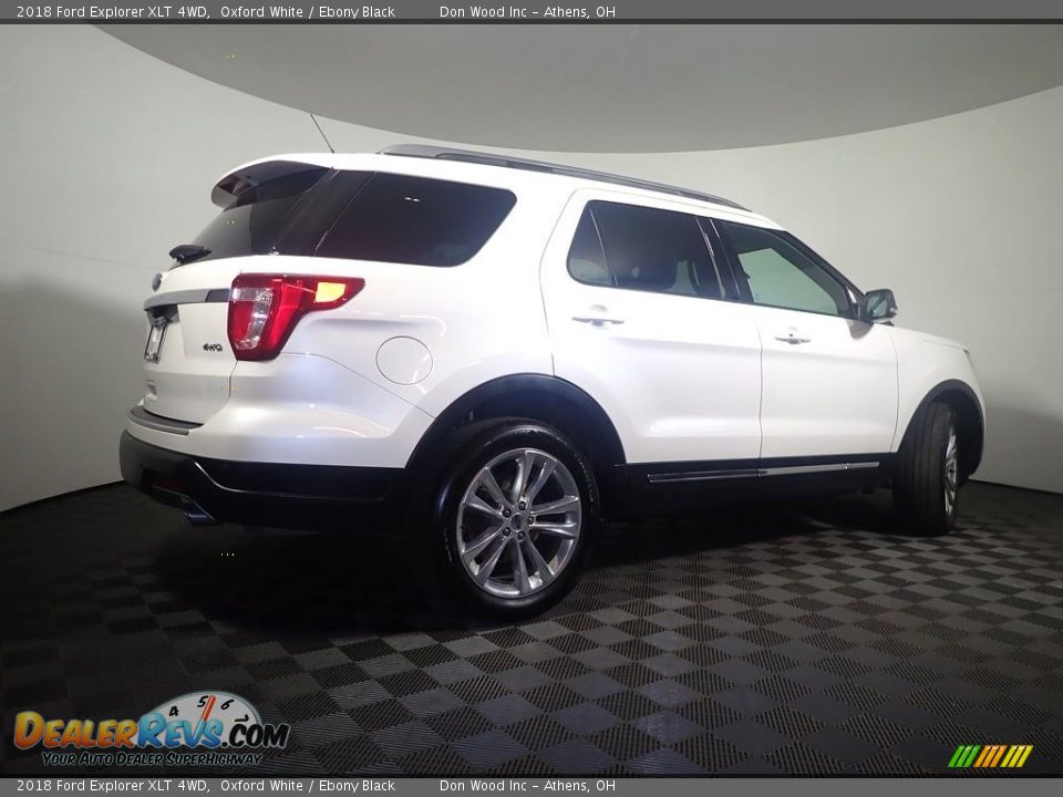 2018 Ford Explorer XLT 4WD Oxford White / Ebony Black Photo #20