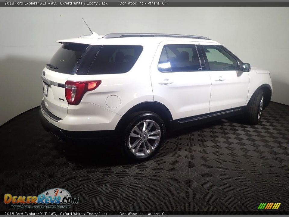 2018 Ford Explorer XLT 4WD Oxford White / Ebony Black Photo #21