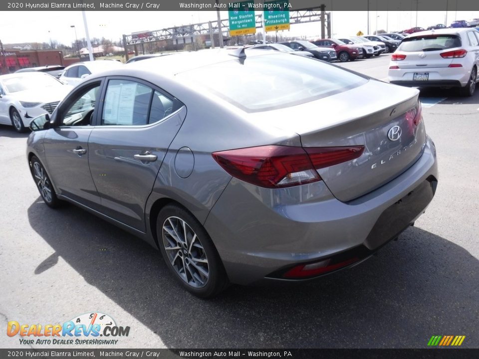 2020 Hyundai Elantra Limited Machine Gray / Gray Photo #6