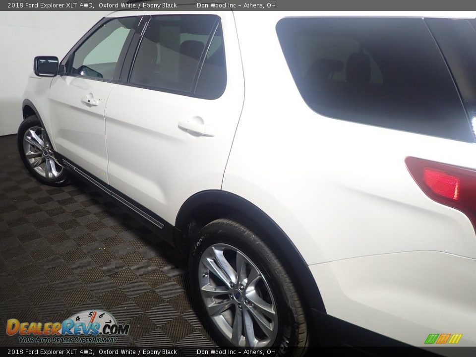 2018 Ford Explorer XLT 4WD Oxford White / Ebony Black Photo #22