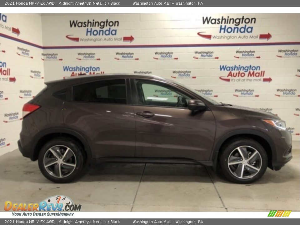 2021 Honda HR-V EX AWD Midnight Amethyst Metallic / Black Photo #1