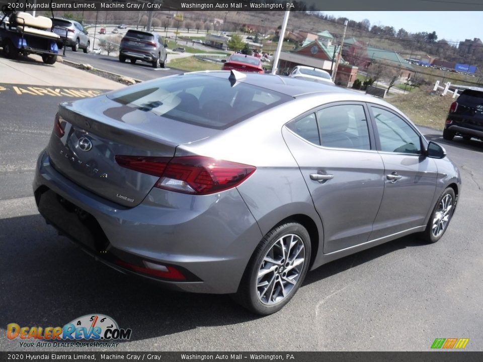 2020 Hyundai Elantra Limited Machine Gray / Gray Photo #8