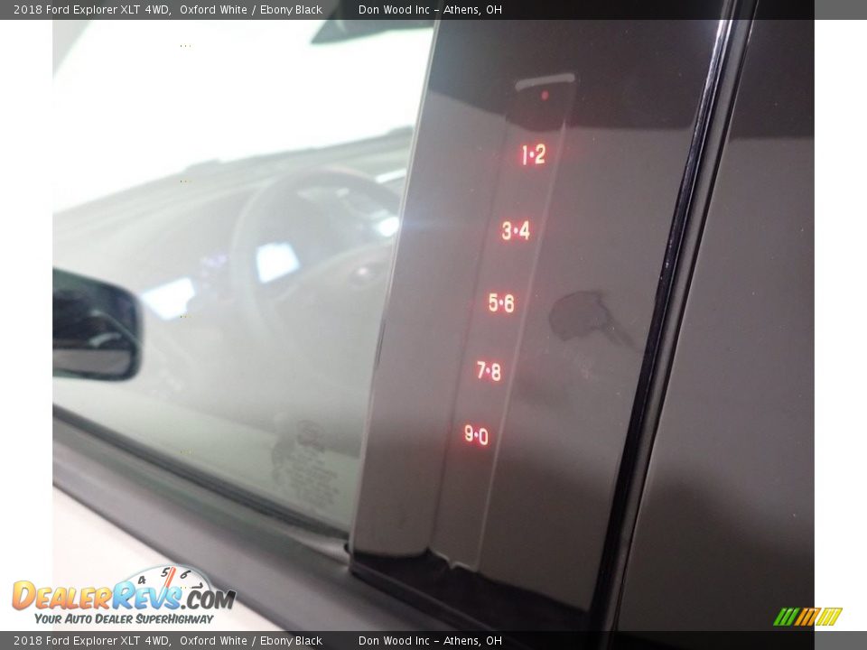 2018 Ford Explorer XLT 4WD Oxford White / Ebony Black Photo #24