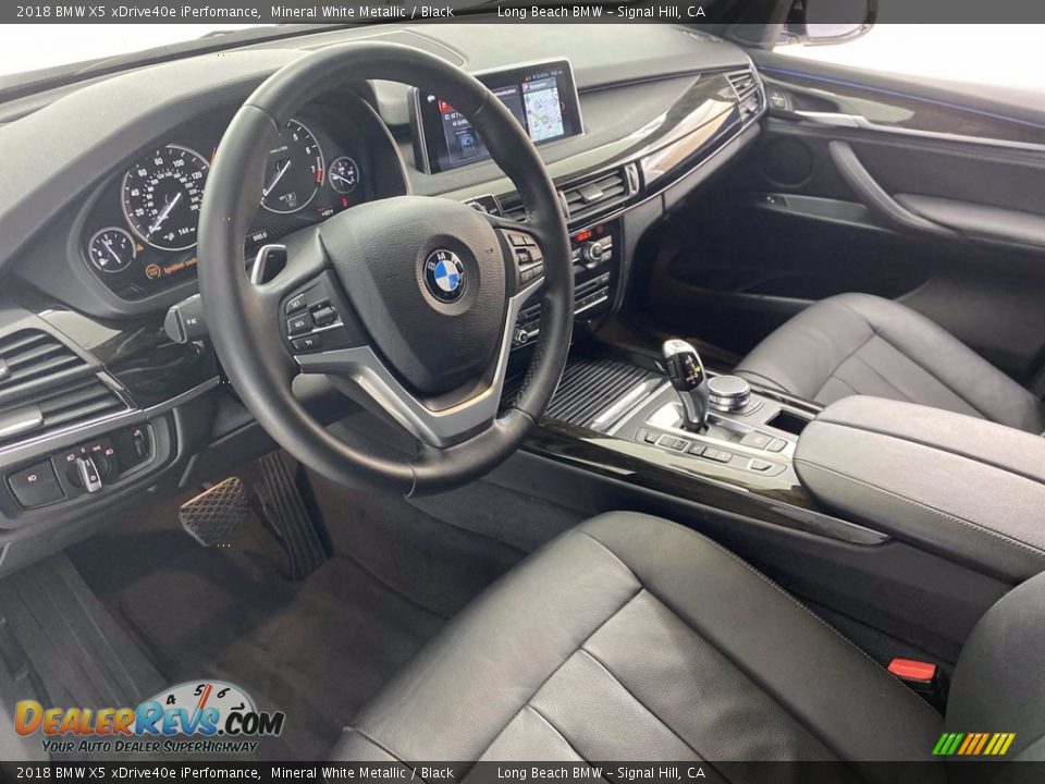 2018 BMW X5 xDrive40e iPerfomance Mineral White Metallic / Black Photo #16