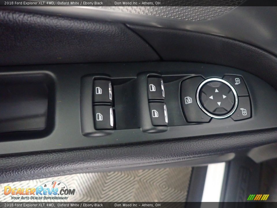 2018 Ford Explorer XLT 4WD Oxford White / Ebony Black Photo #26