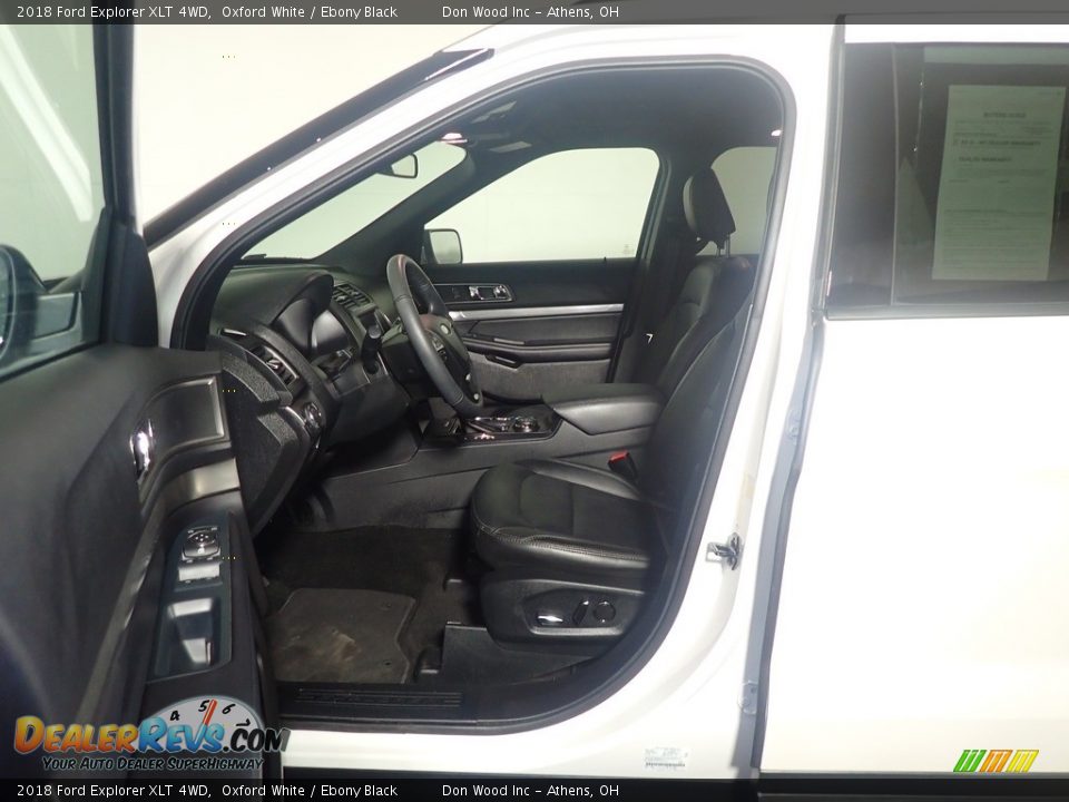 2018 Ford Explorer XLT 4WD Oxford White / Ebony Black Photo #27