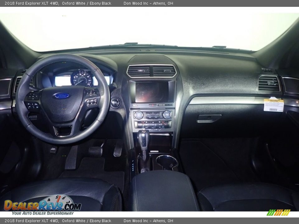 2018 Ford Explorer XLT 4WD Oxford White / Ebony Black Photo #29