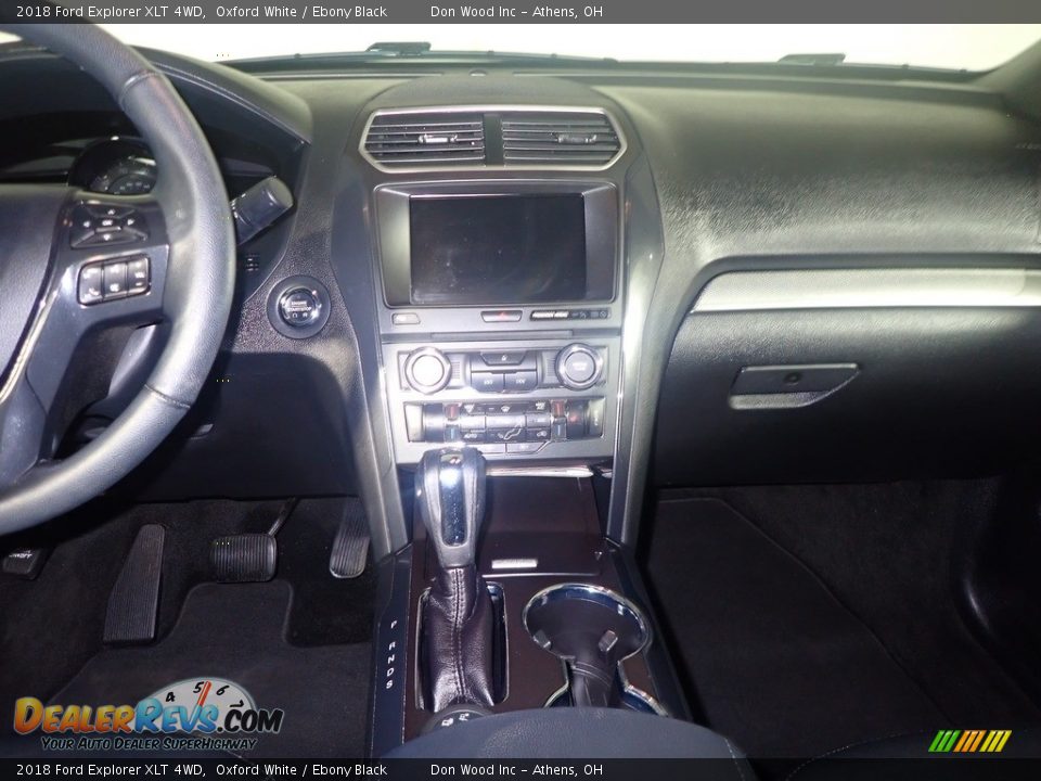 2018 Ford Explorer XLT 4WD Oxford White / Ebony Black Photo #30