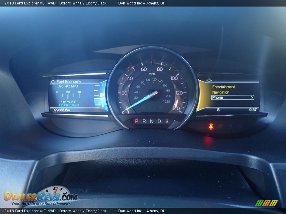 2018 Ford Explorer XLT 4WD Oxford White / Ebony Black Photo #33