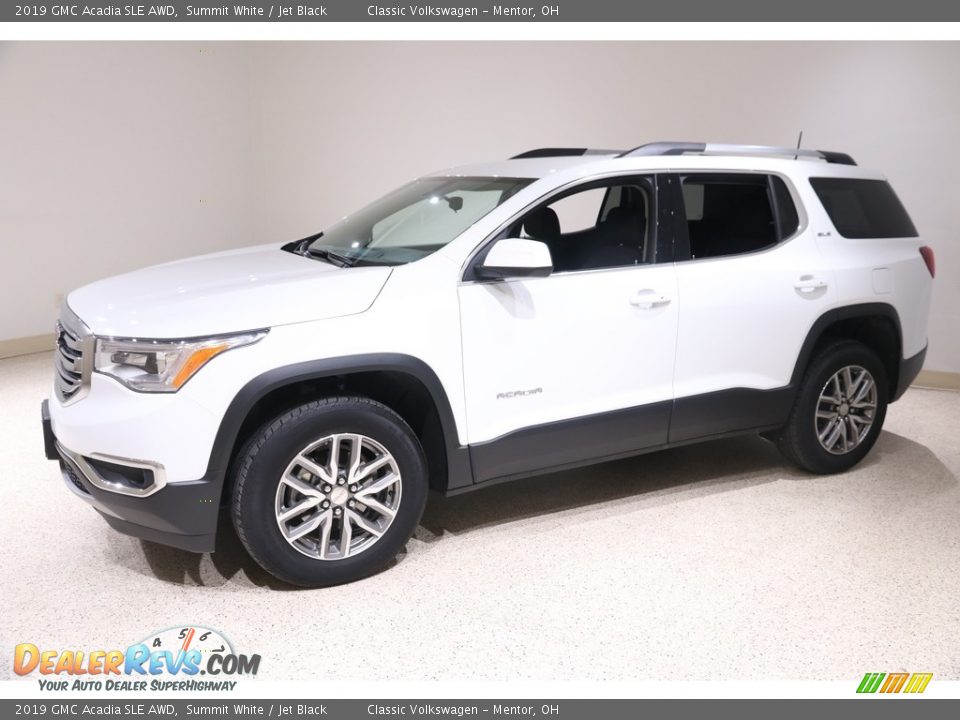 2019 GMC Acadia SLE AWD Summit White / Jet Black Photo #3