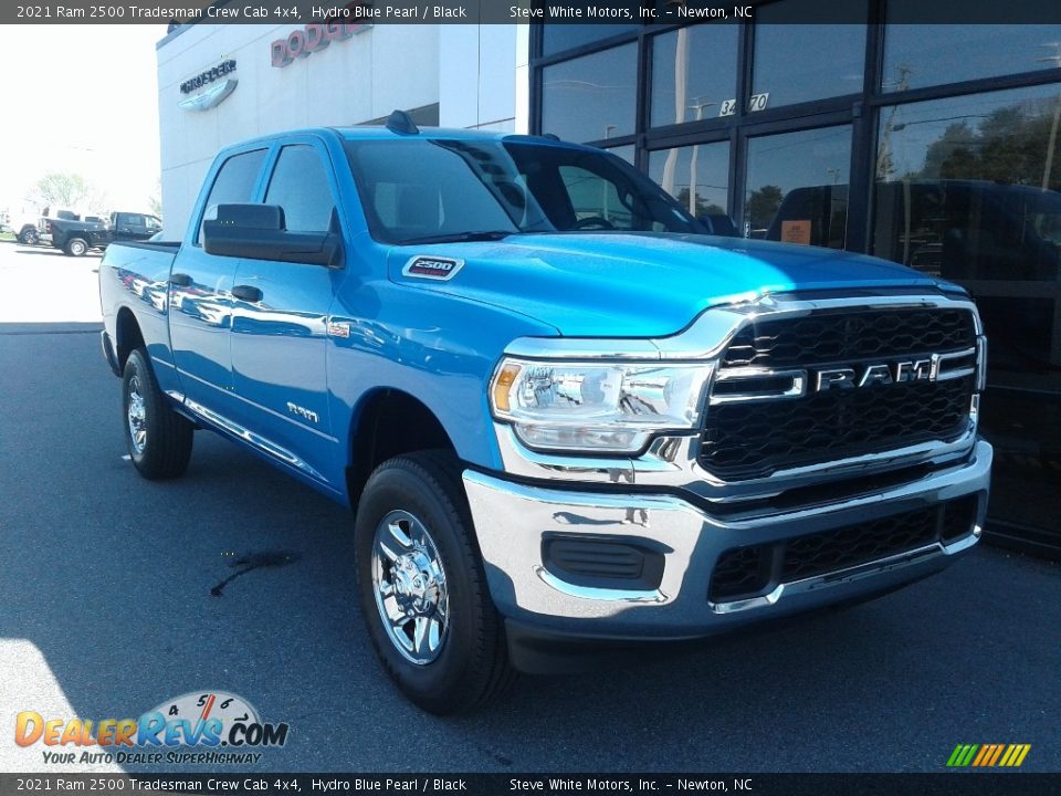 2021 Ram 2500 Tradesman Crew Cab 4x4 Hydro Blue Pearl / Black Photo #4