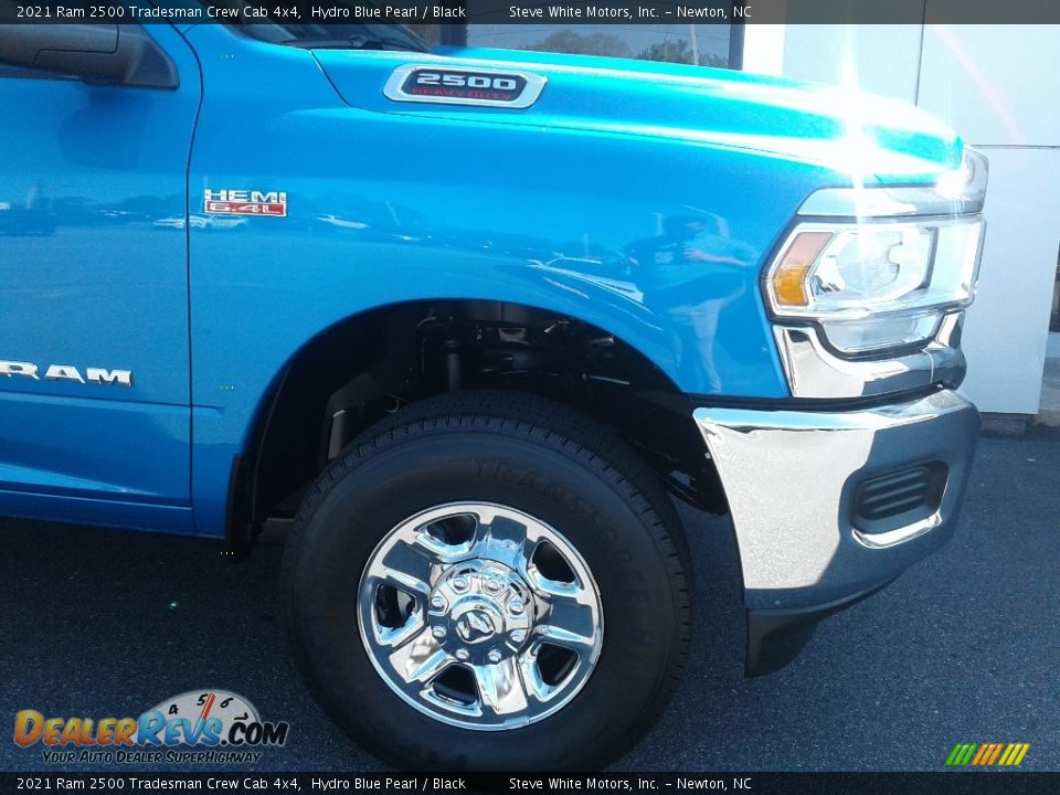 2021 Ram 2500 Tradesman Crew Cab 4x4 Hydro Blue Pearl / Black Photo #6