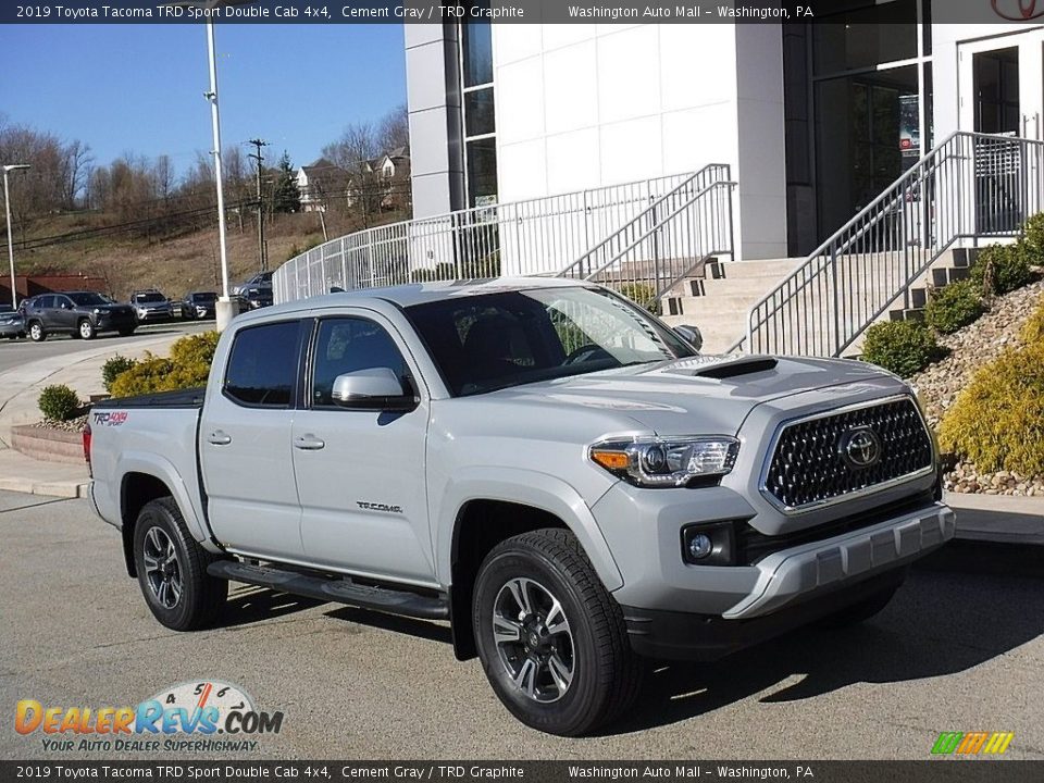 2019 Toyota Tacoma TRD Sport Double Cab 4x4 Cement Gray / TRD Graphite Photo #1