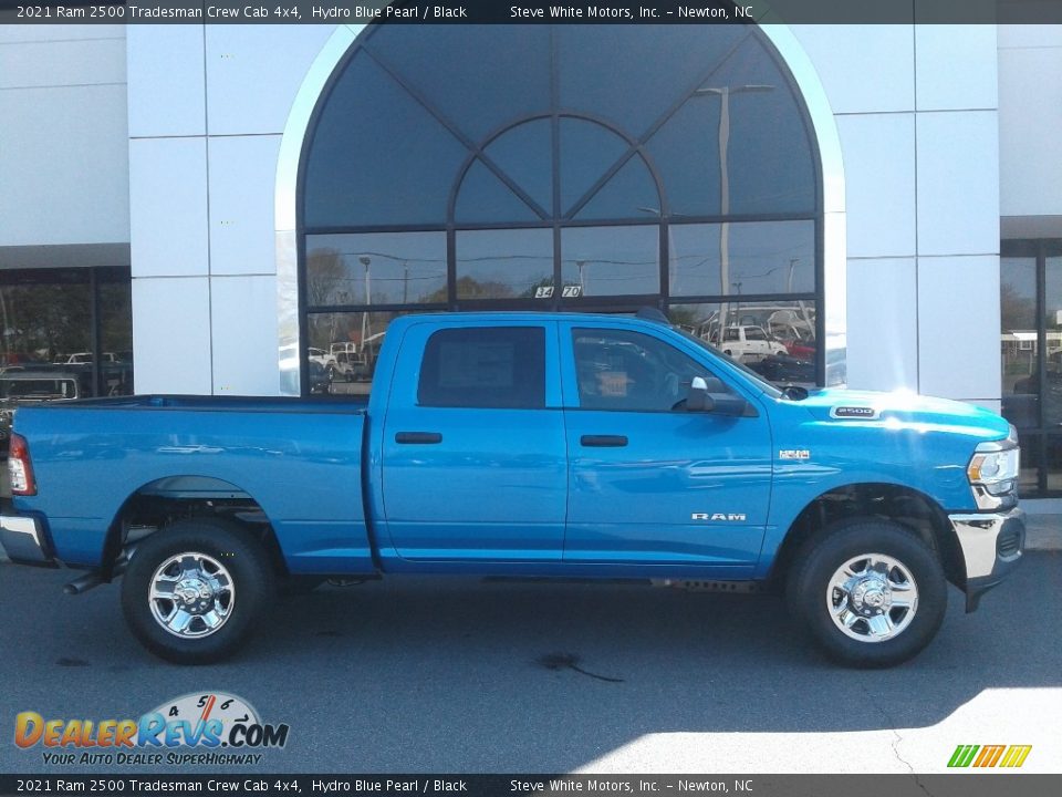 2021 Ram 2500 Tradesman Crew Cab 4x4 Hydro Blue Pearl / Black Photo #8