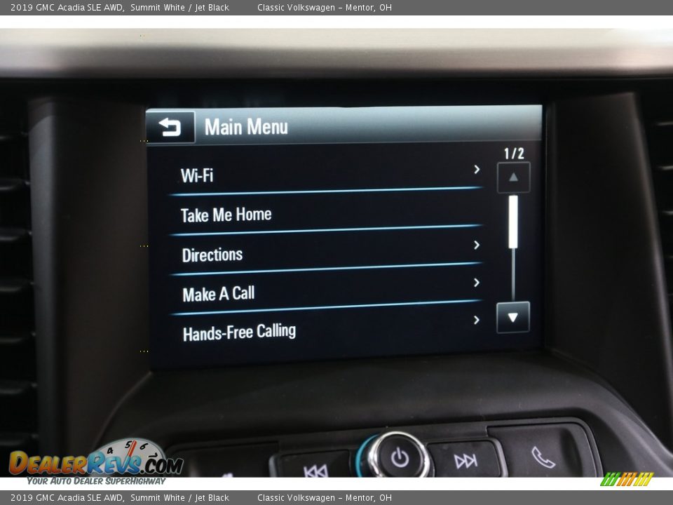 2019 GMC Acadia SLE AWD Summit White / Jet Black Photo #14