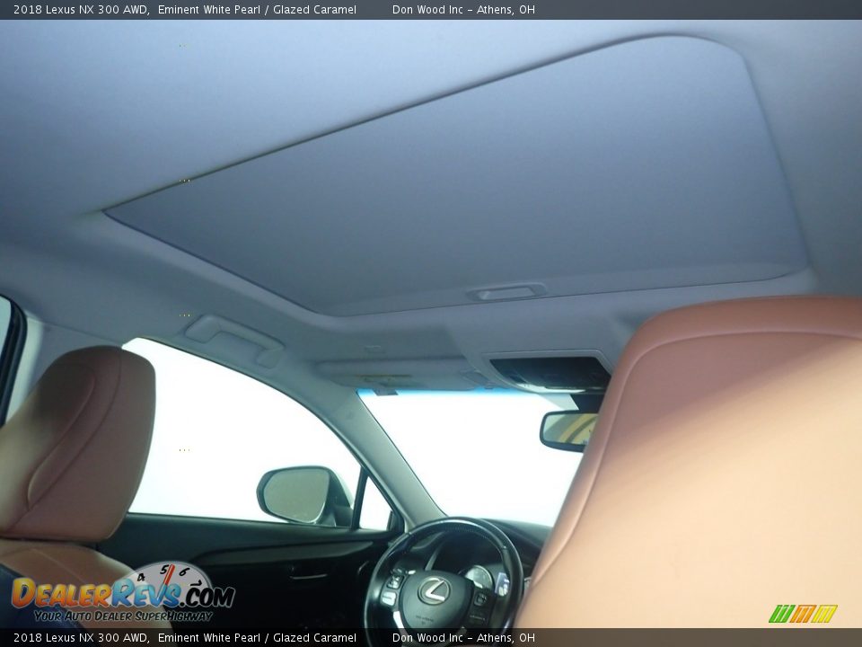 2018 Lexus NX 300 AWD Eminent White Pearl / Glazed Caramel Photo #2