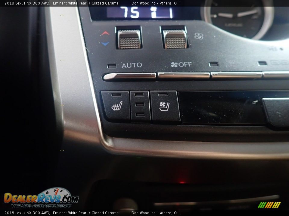2018 Lexus NX 300 AWD Eminent White Pearl / Glazed Caramel Photo #3