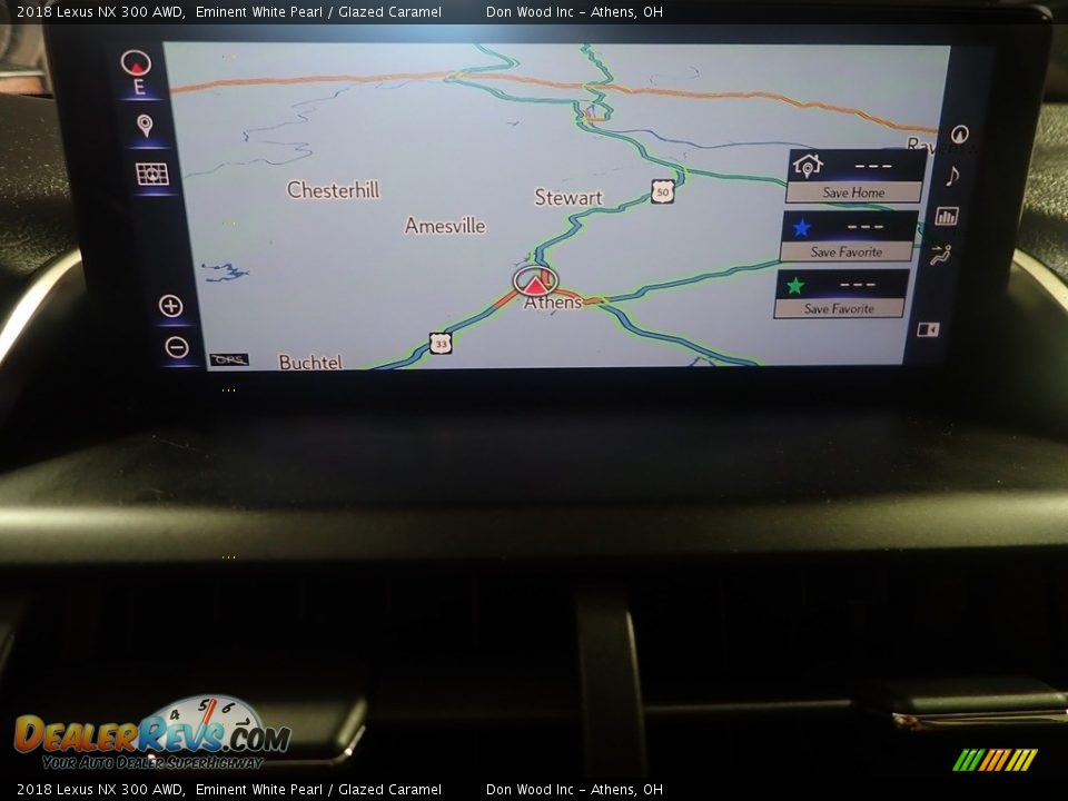 2018 Lexus NX 300 AWD Eminent White Pearl / Glazed Caramel Photo #4